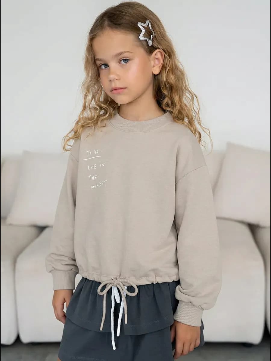 Свитшот подростковый толстовка оверсайз - фото 1