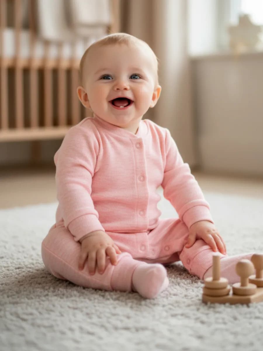 Слип с начесом для новорождённых