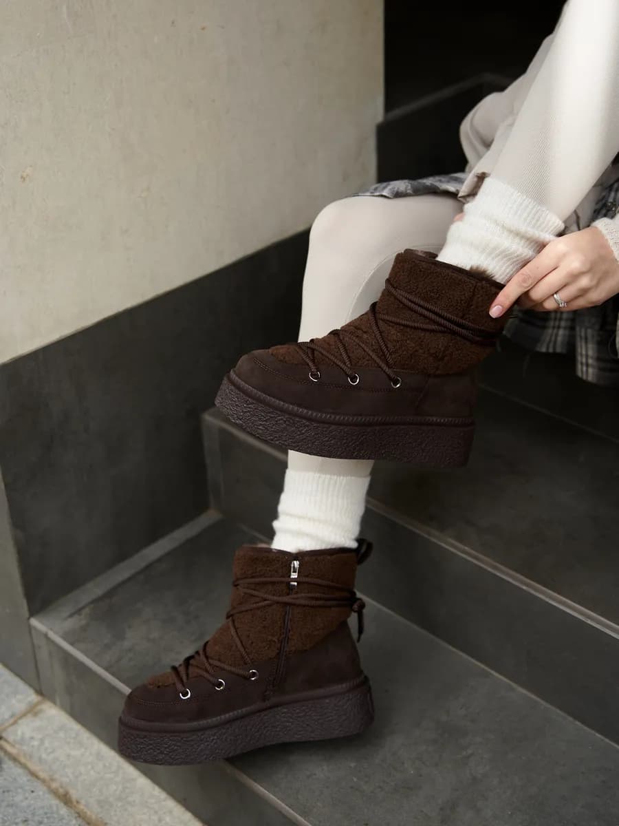 Угги зимние натуральная замша