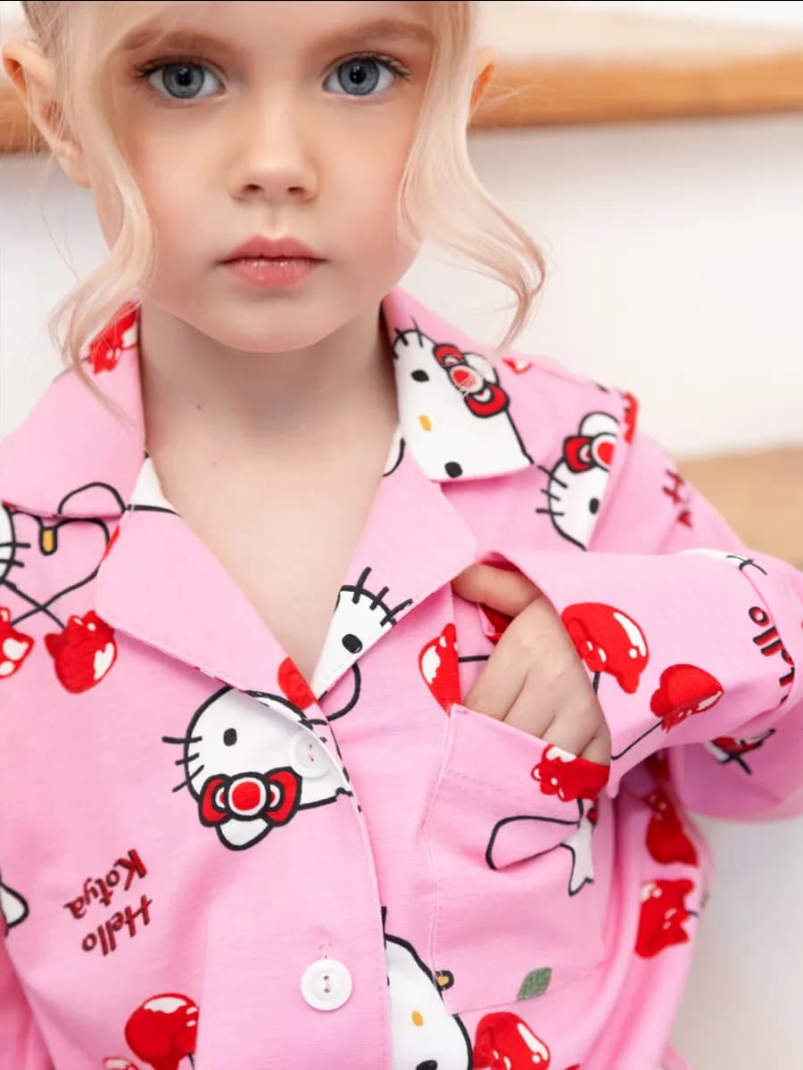 Пижама со штанами и рубашкой Hello Kitty