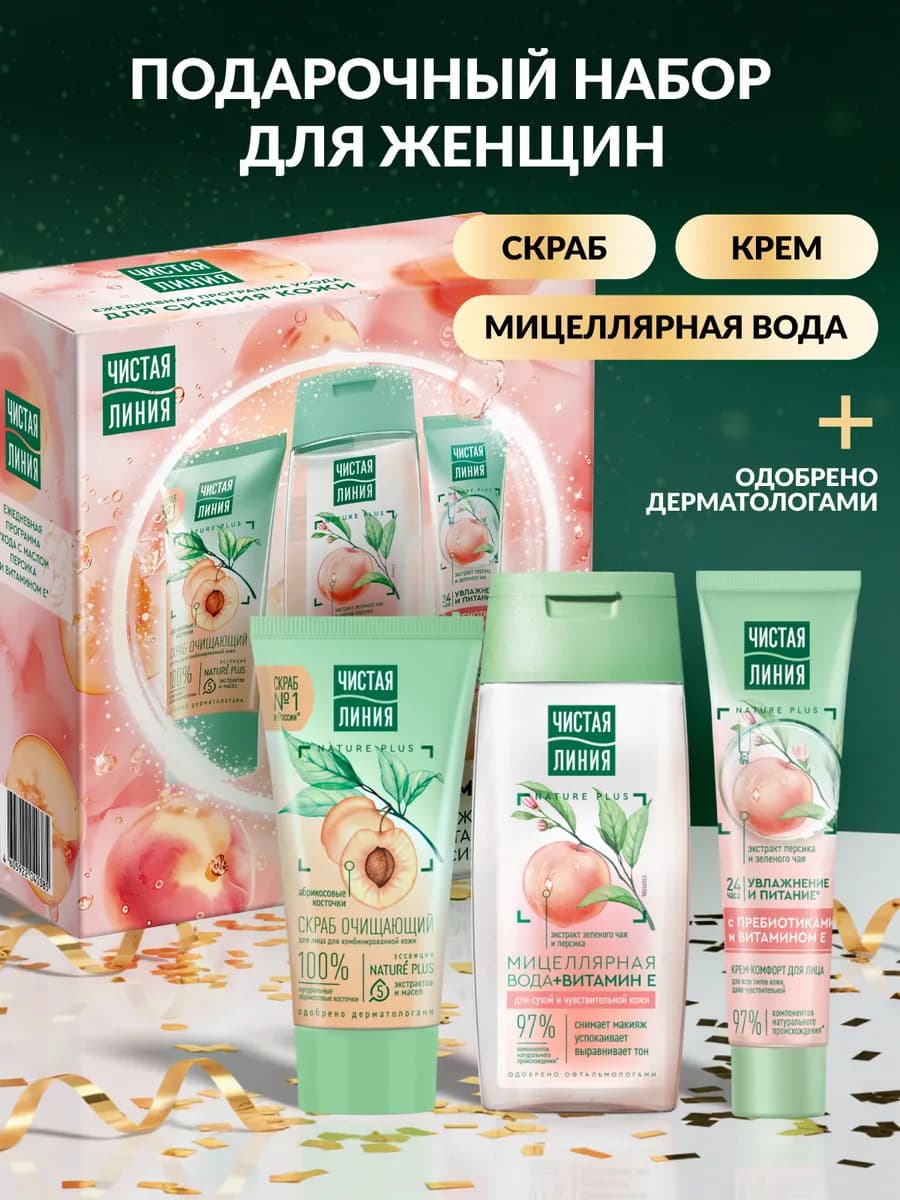 Подарочный набор женский уходовый для лица