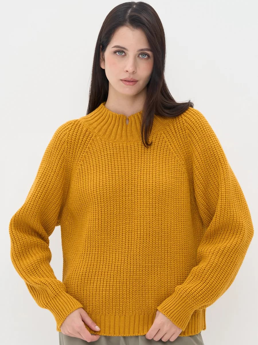 Джемпер вязаный теплый