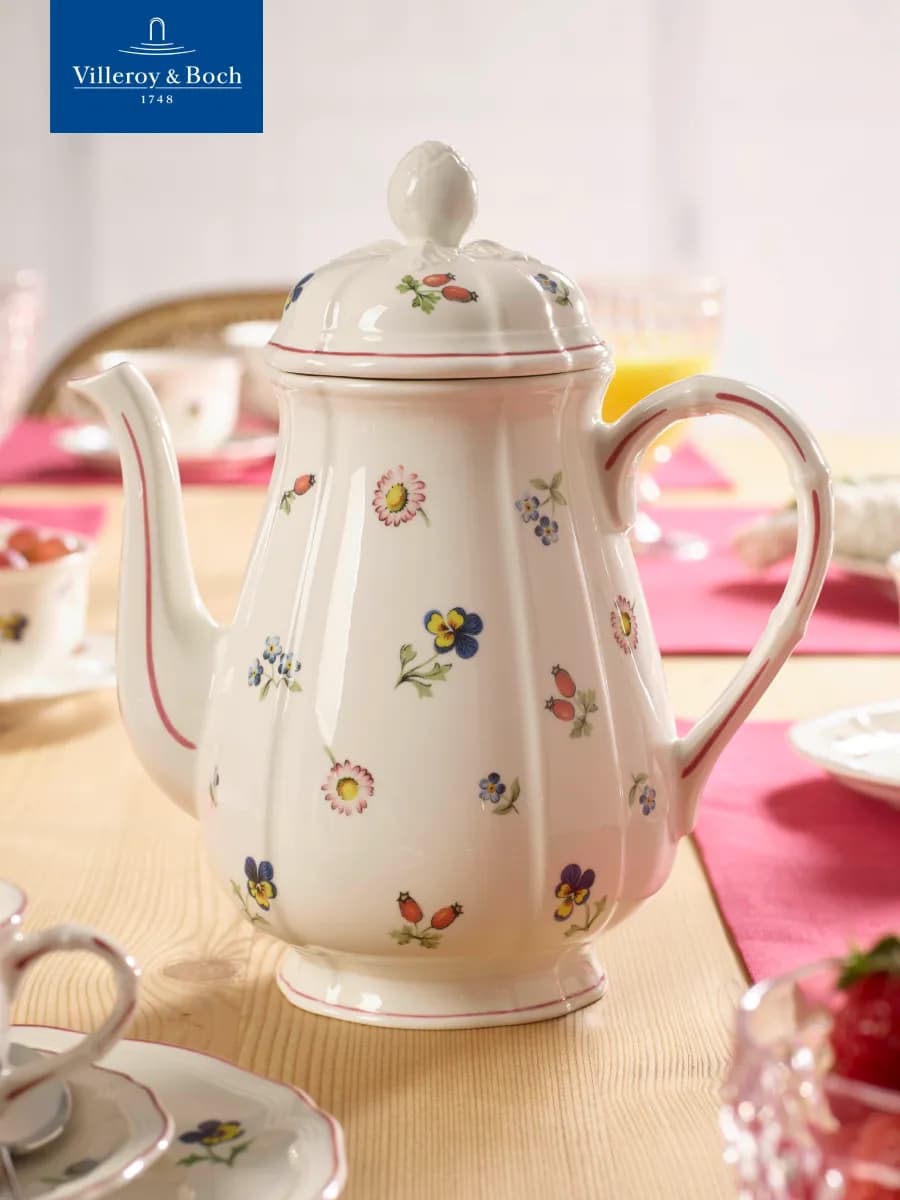 Кофейник на 6 персон 1250 мл, Petite Fleur, Премиум-Фарфор