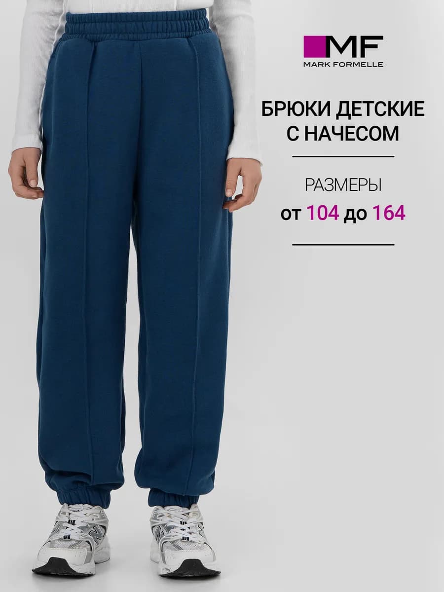 Брюки спортивные джоггеры с начесом