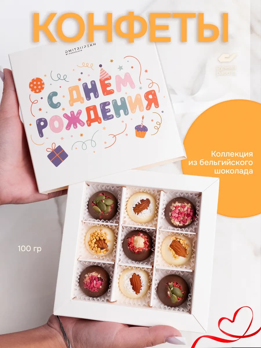 Конфеты с днем рождения ручной работы