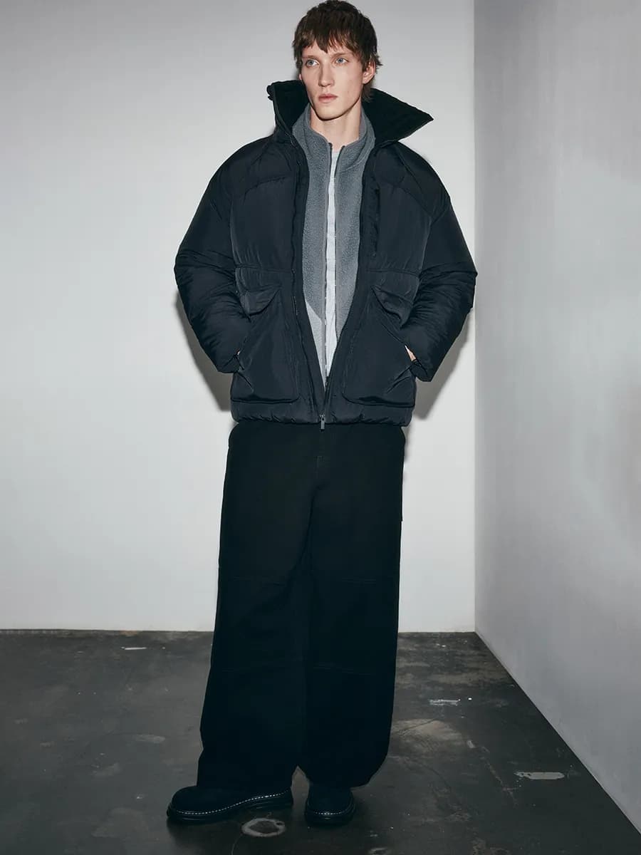 Куртка стеганая с утяжками