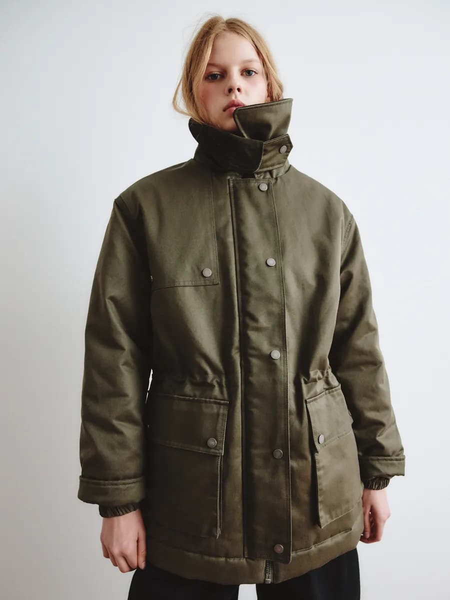 Куртка с отложным воротником из линейки Young