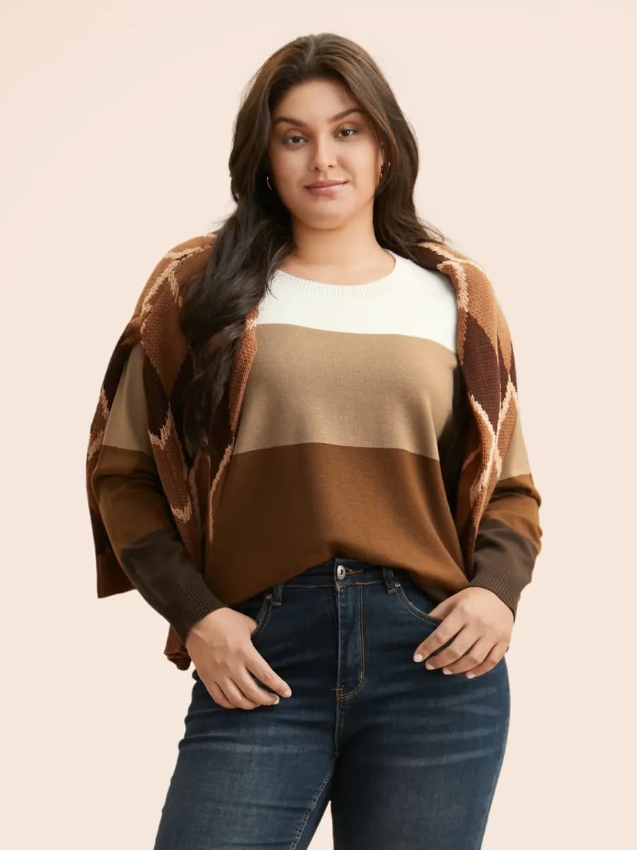 Кофта оверсайз больших размеров