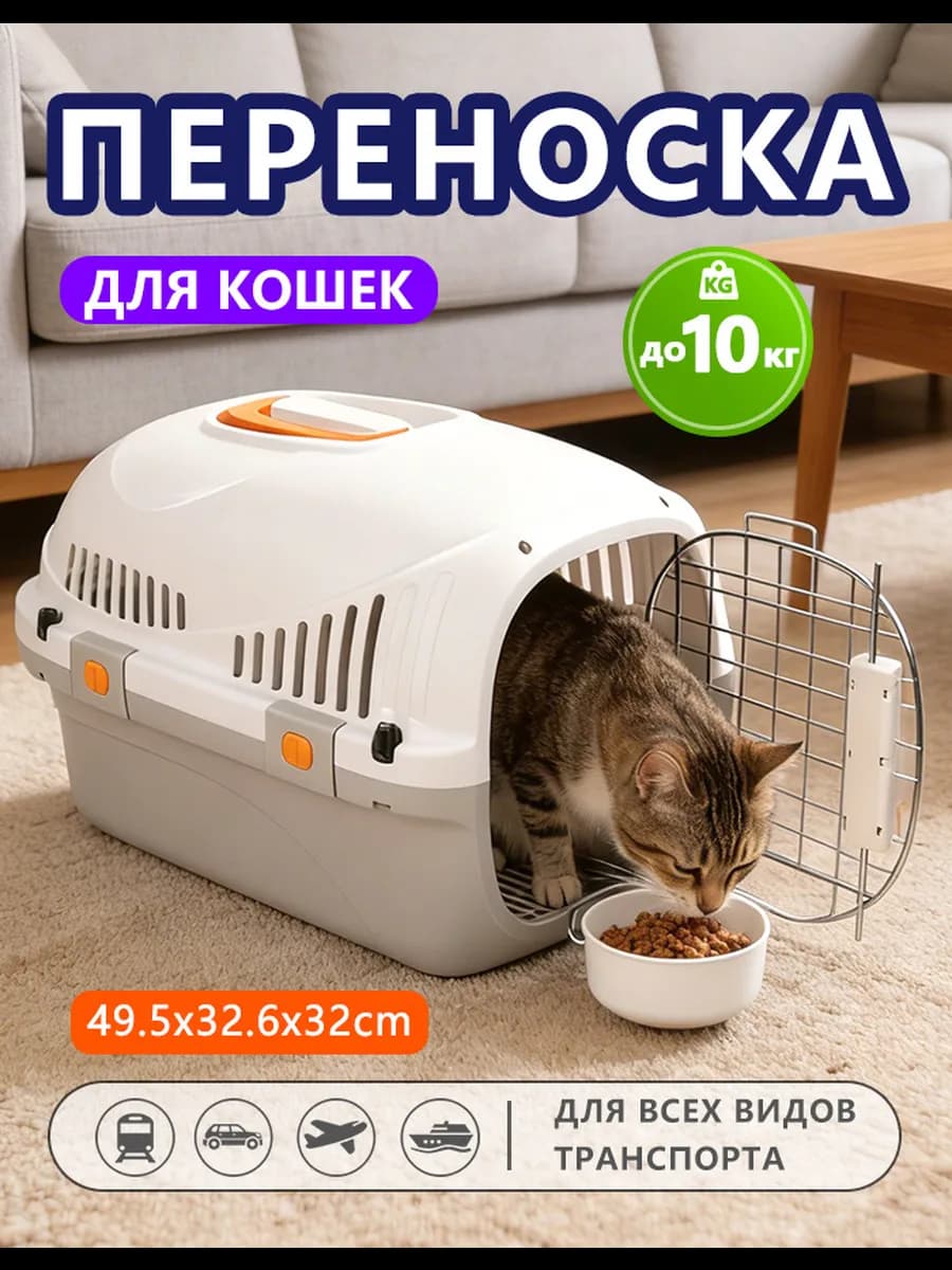 Авиационная коробка для кошек