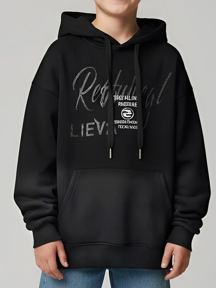 Худи c начесом подростковое