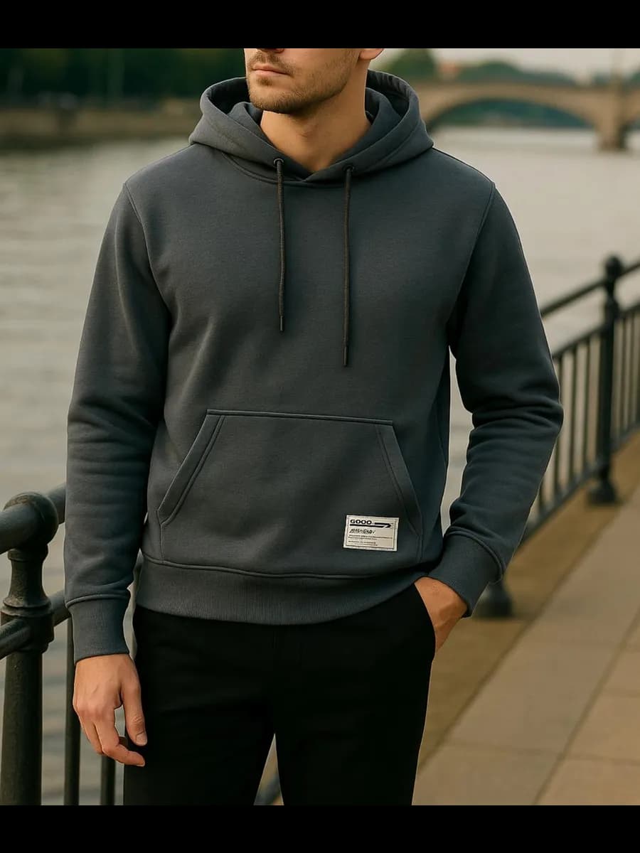 Толстовка с капюшоном с начесом