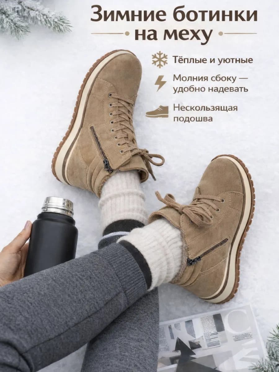 Ботинки женские зимние