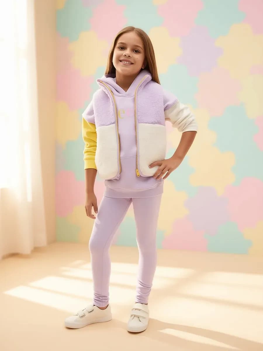 Жилетка плюшевая для девочки