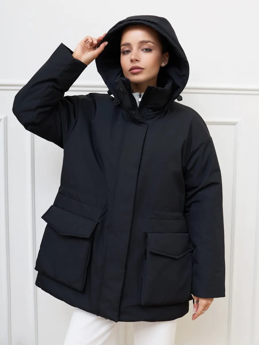 Куртка зимняя парка с капюшоном