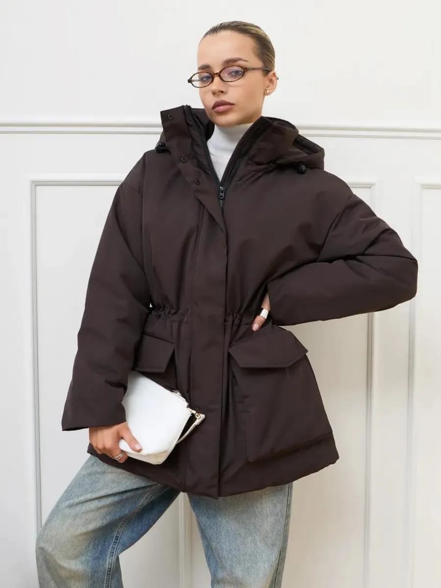 Куртка зимняя парка с капюшоном