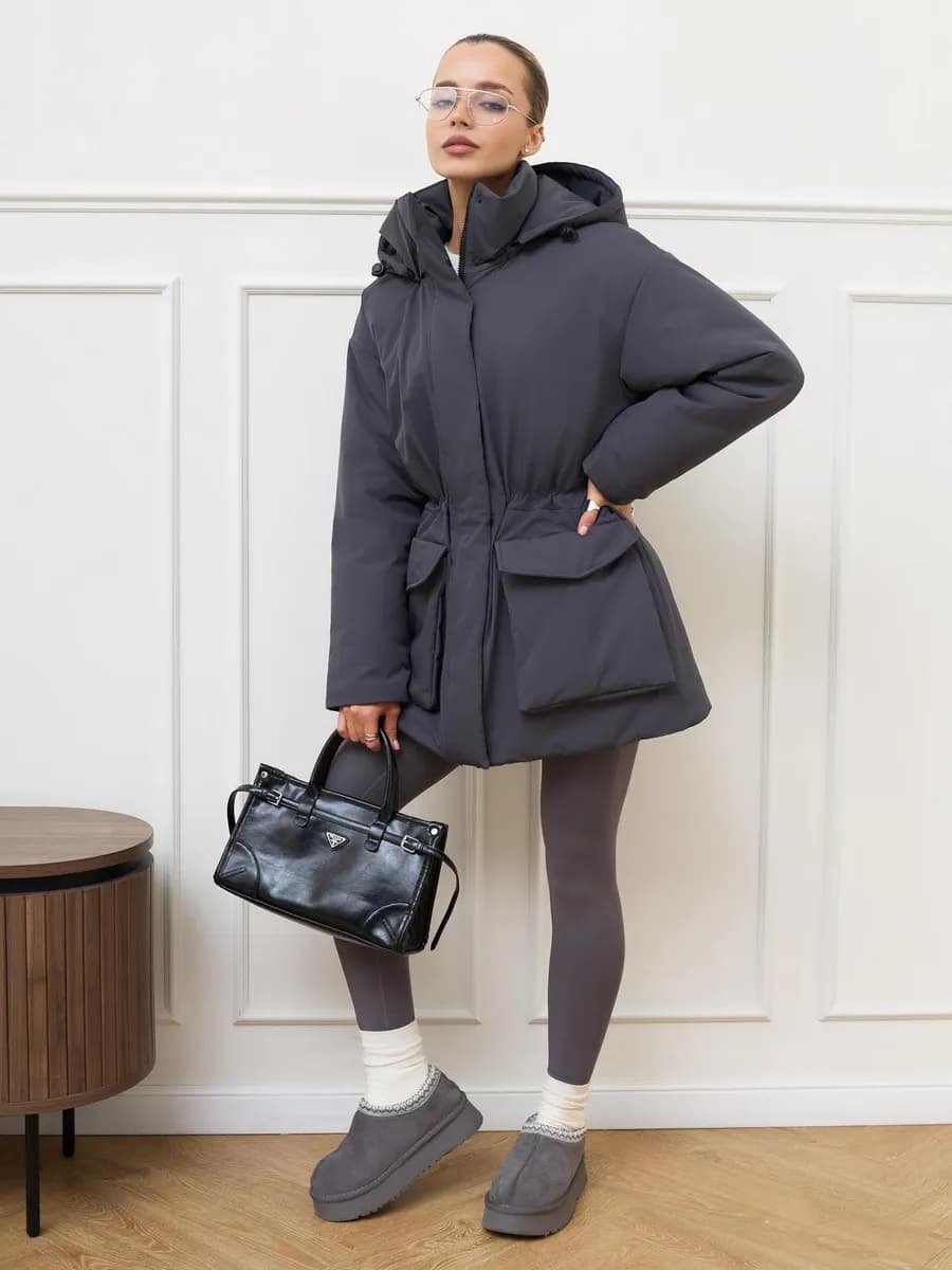 Куртка зимняя парка с капюшоном