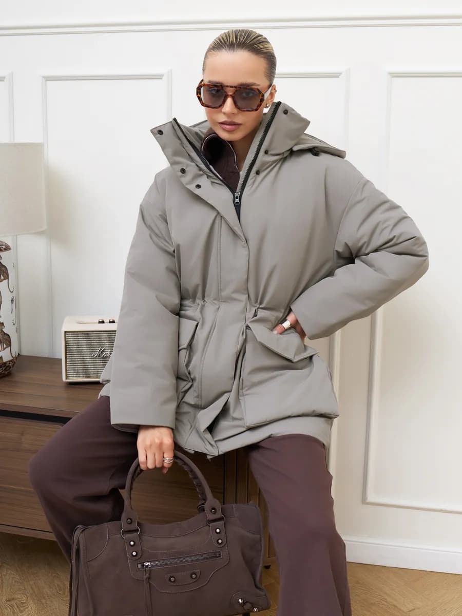 Куртка зимняя парка с капюшоном