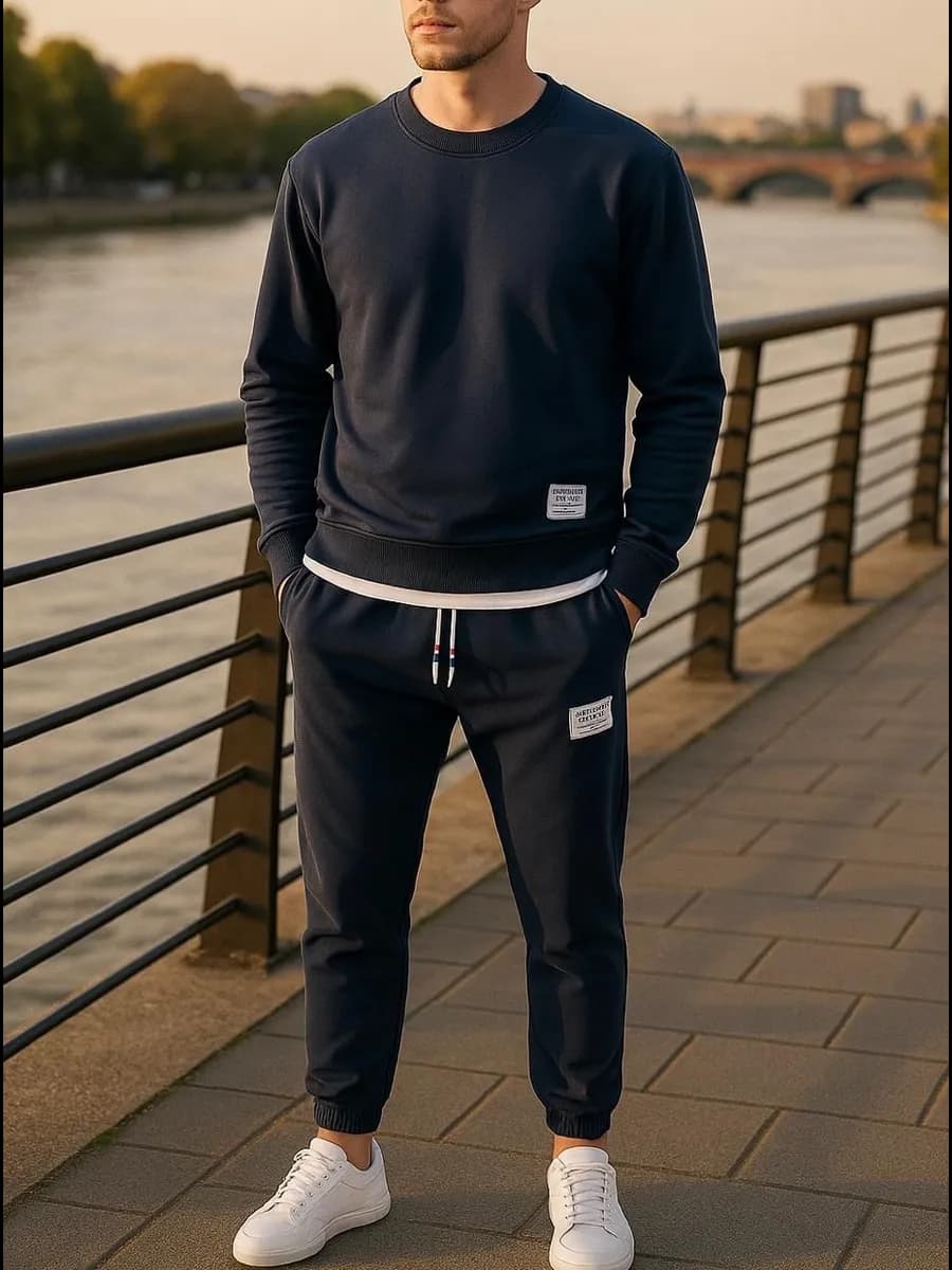 костюм спортивный мужской с футболкой - фото 1