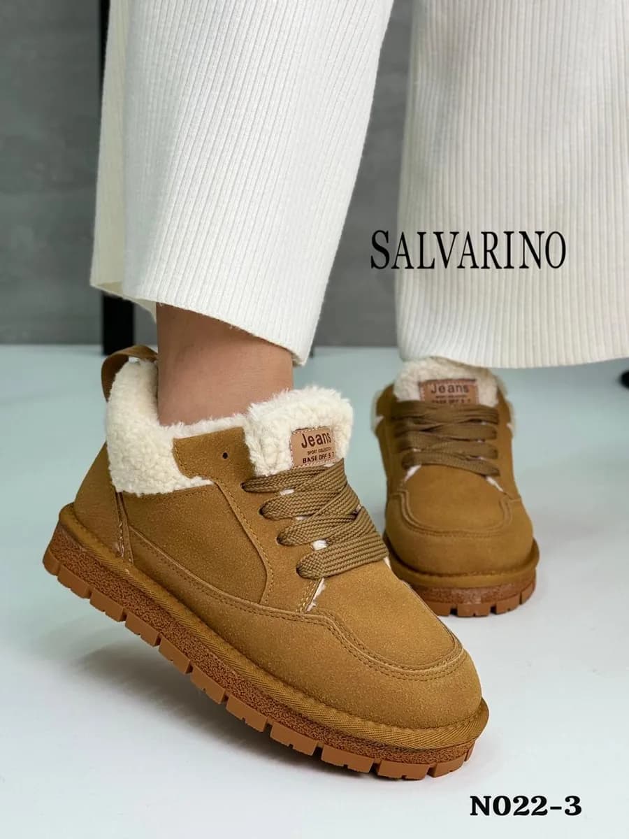 Полуботинки на платформе с мехом угги