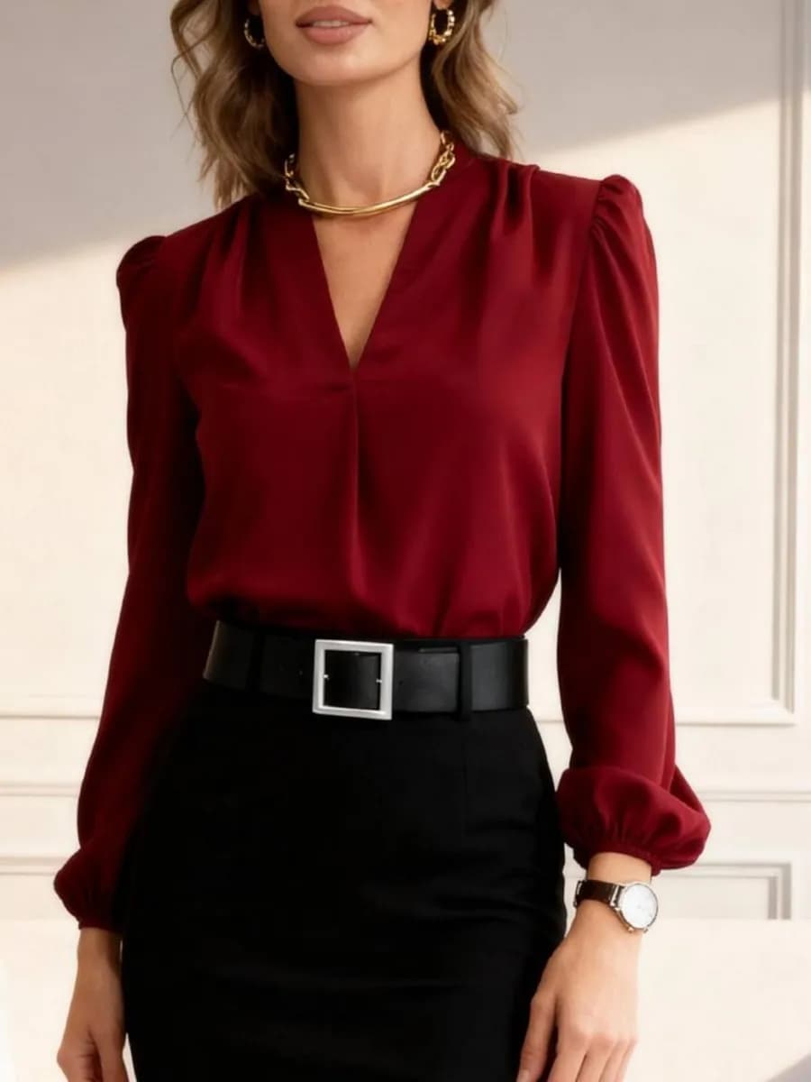 Блузка нарядная офисная