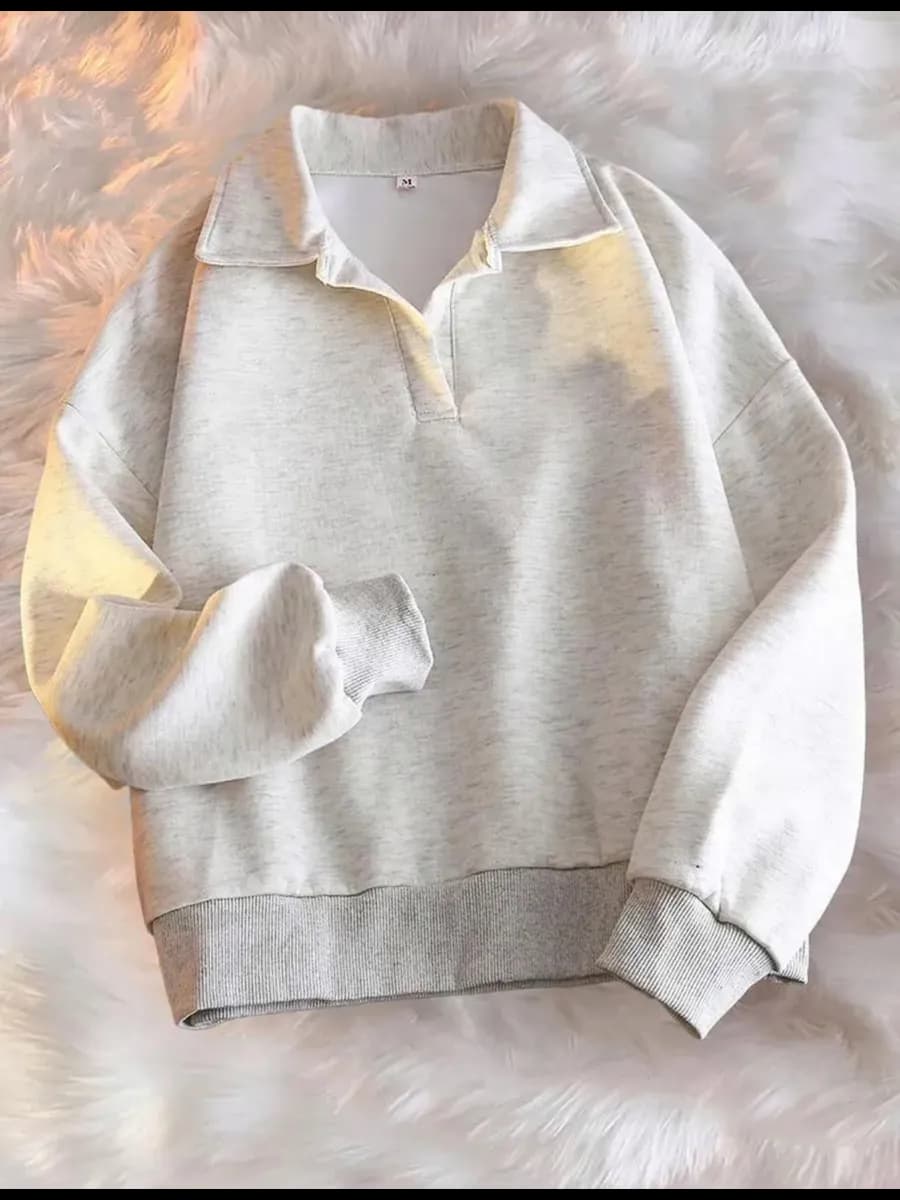 Свитшот оверсайз без начеса