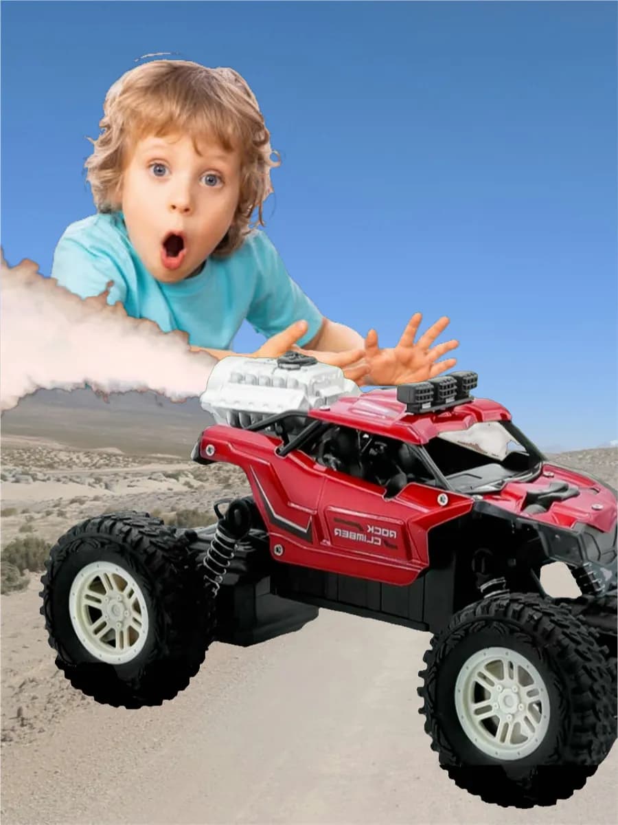 Джип Баги Внедорожник Машинка на пульте управления с паром