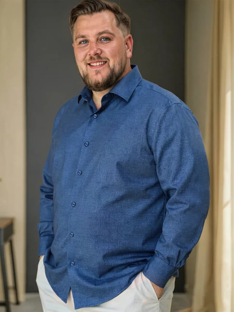 Рубашка классическая с длинным рукавом