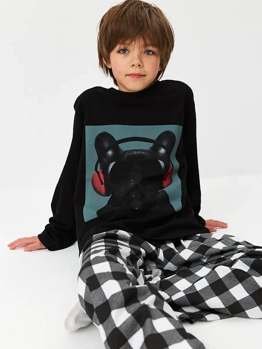 Пижама со штанами хлопок 100%