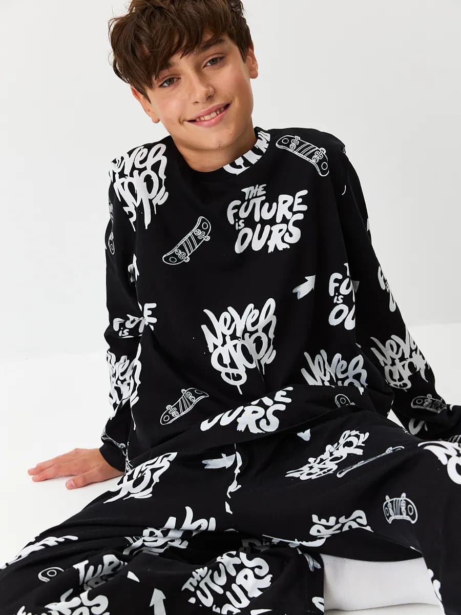 Пижама со штанами хлопок 100%