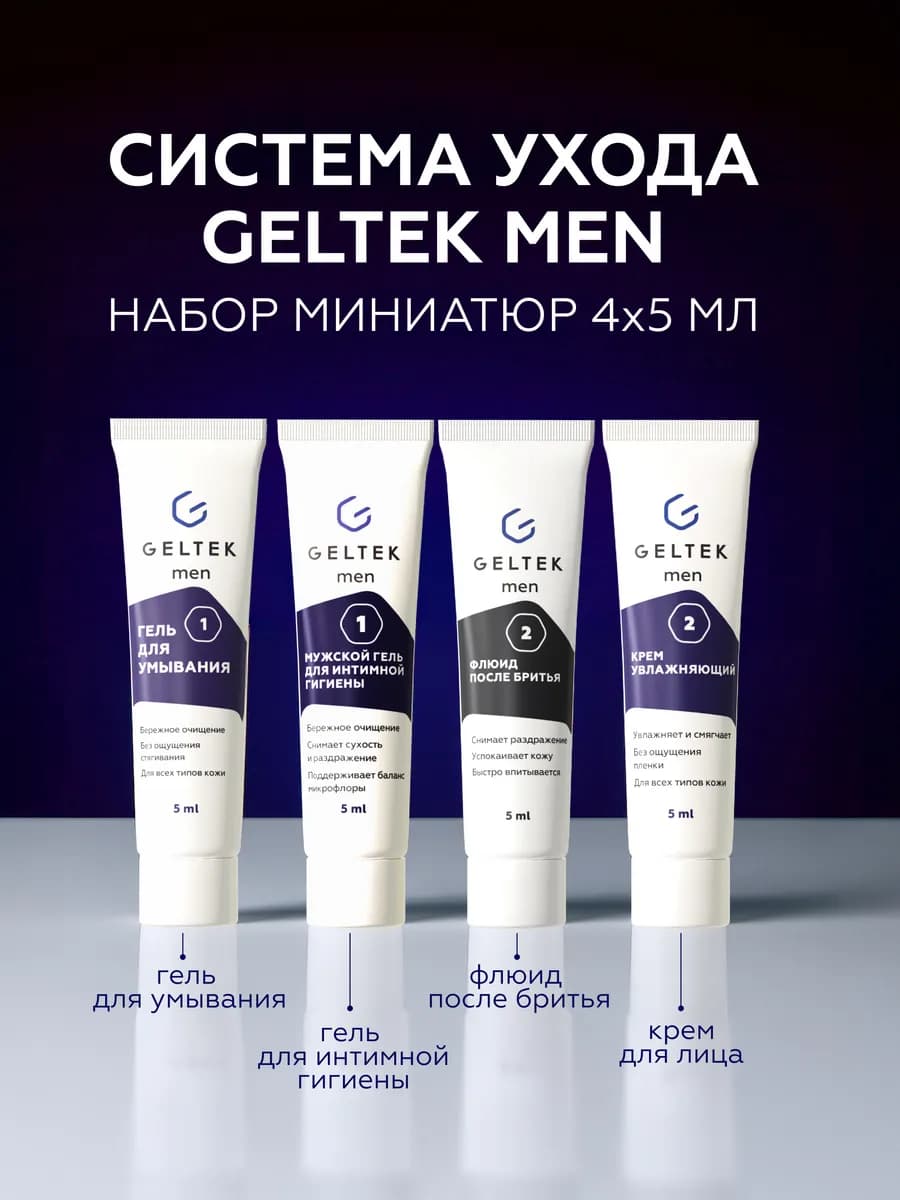 Набор мужской косметики дорожный мини