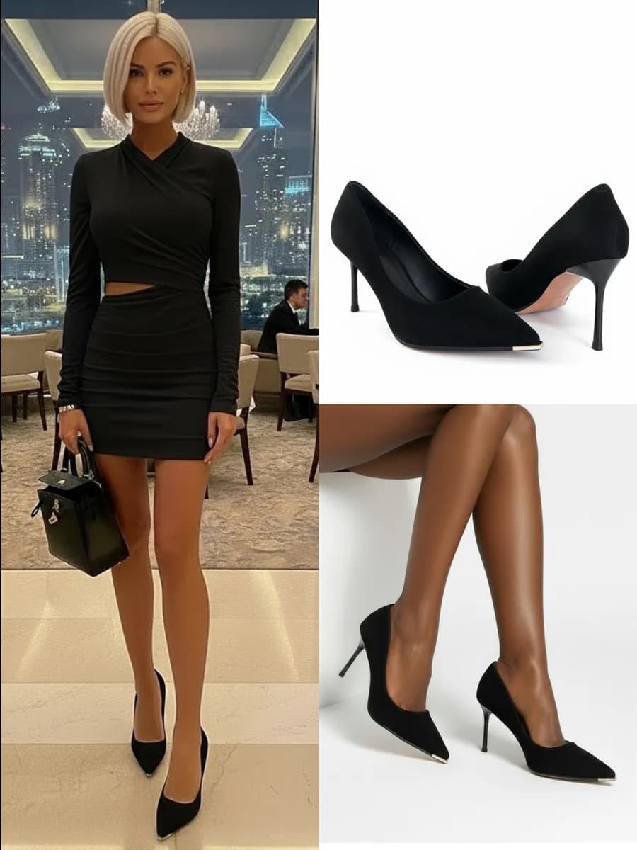 Туфли лодочки на каблуке шпильке вечерние