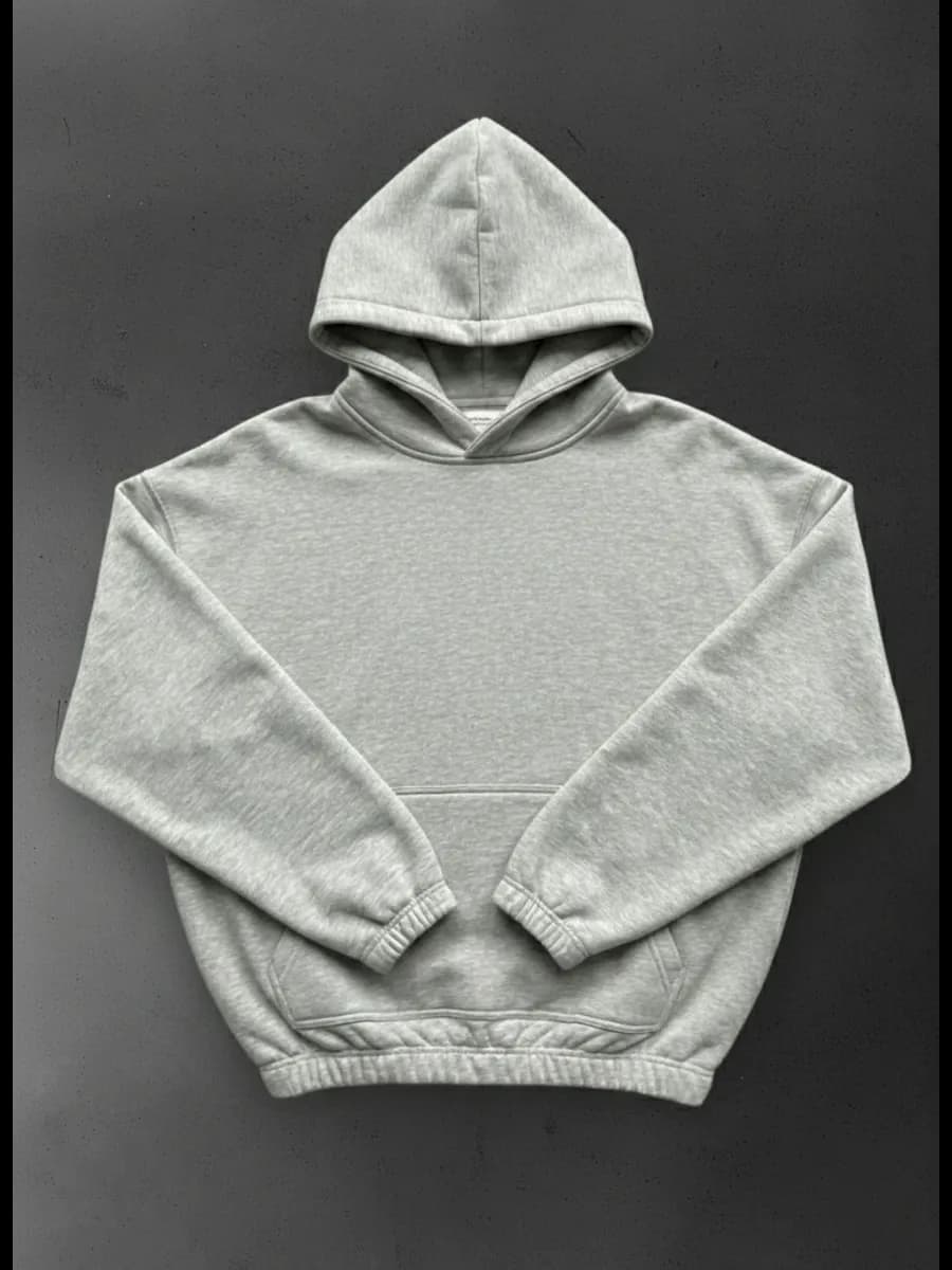 Оверсайз худи с капюшоном кофта с начесом