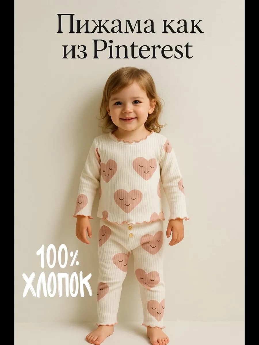 Пижама-домашний костюм для девочек