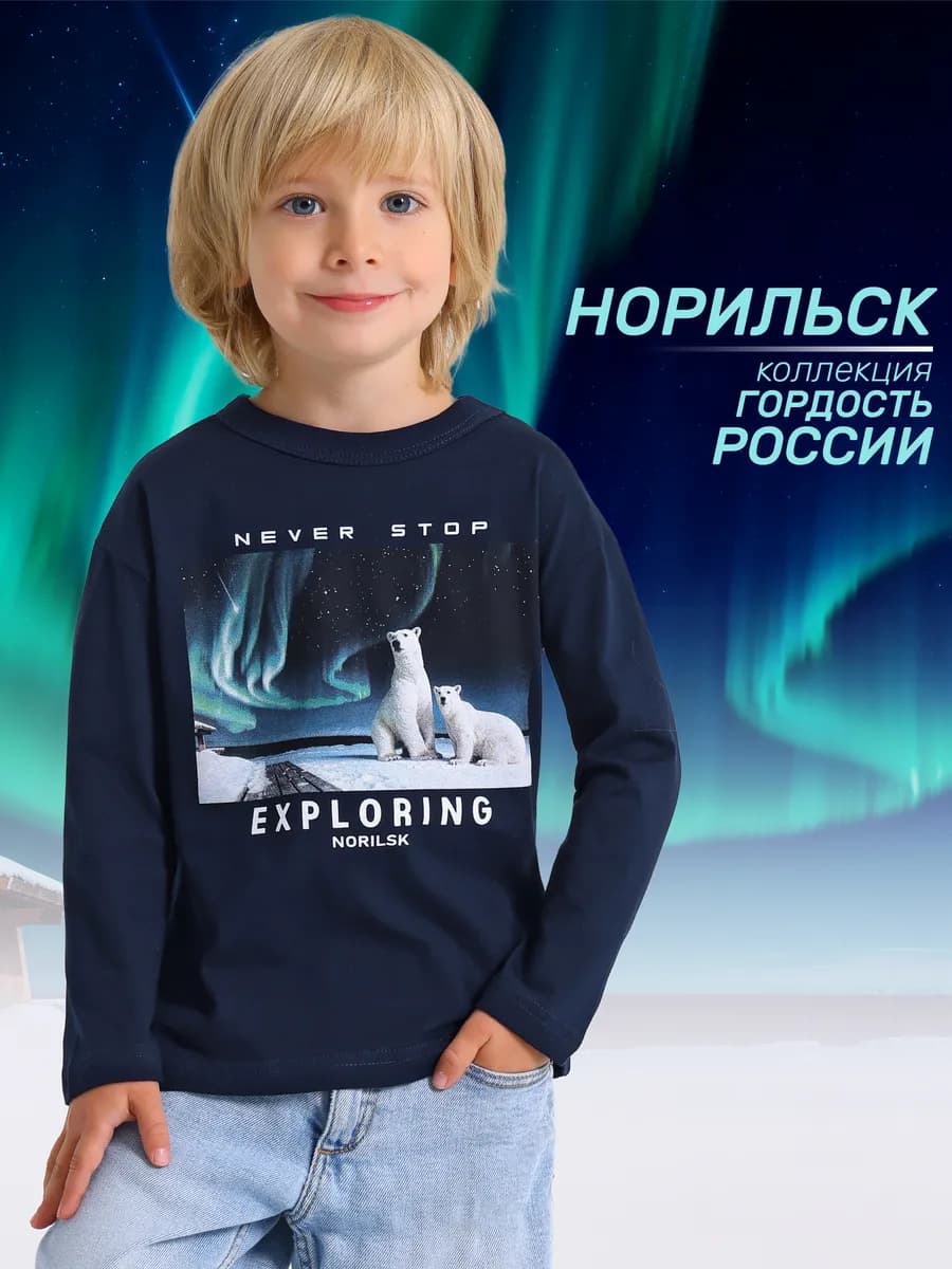 Лонгслив "Норильск" коллекция "Гордость России"