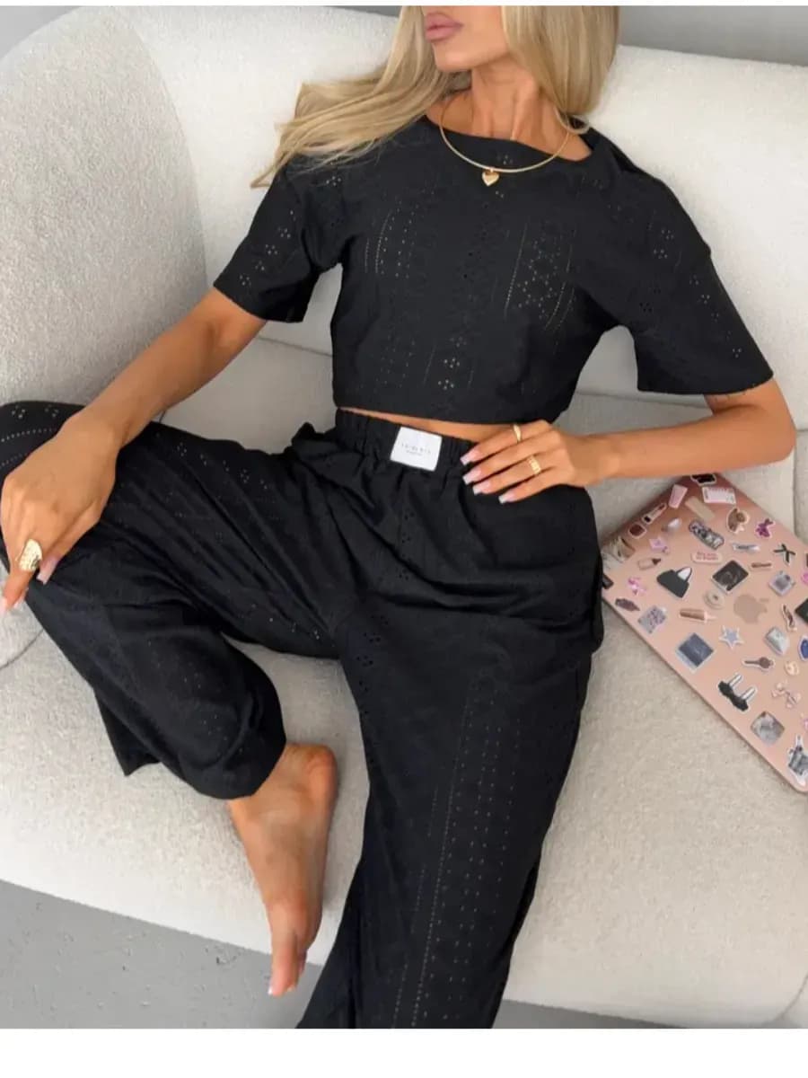 Пижама со штанами домашний комплект