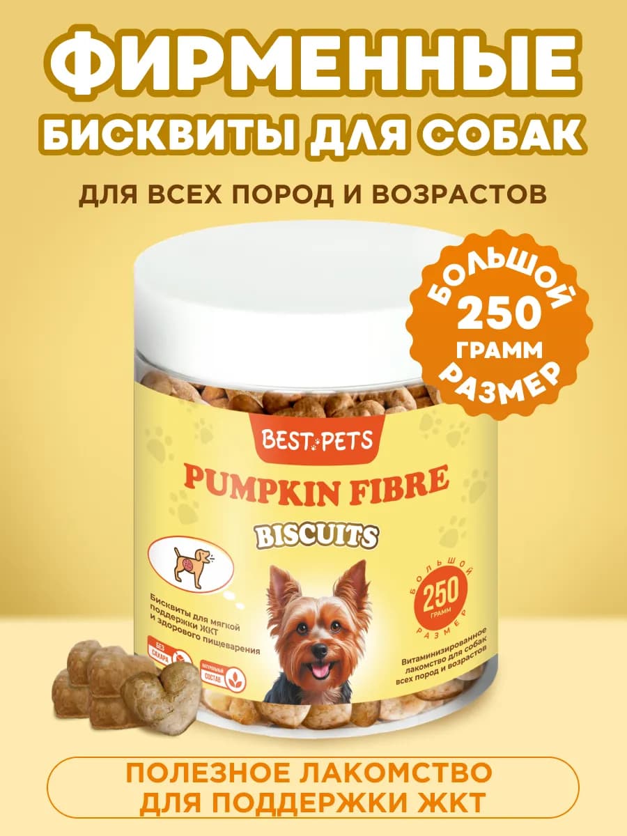 Лакомство для собак печенье с тыквой