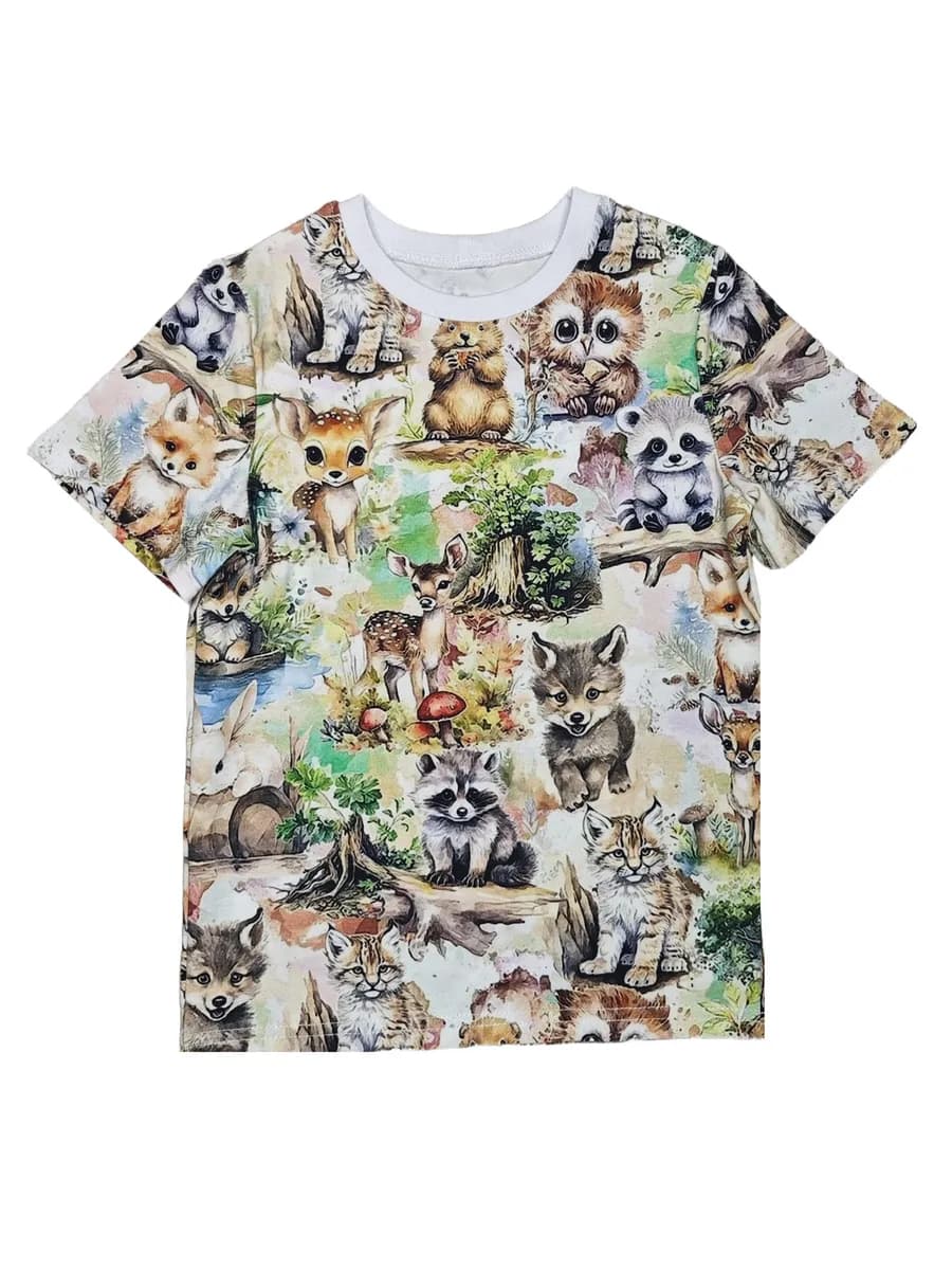 Футболка с принтом в садик