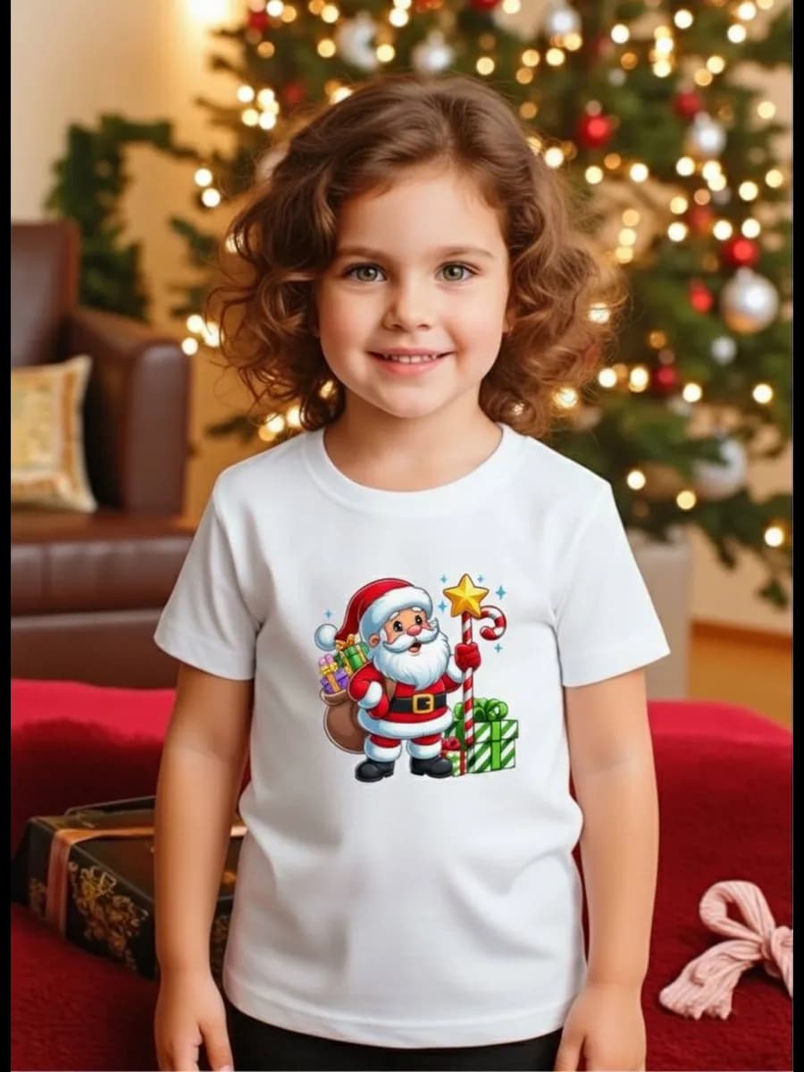 Футболка новогодняя для семейной фотосессии