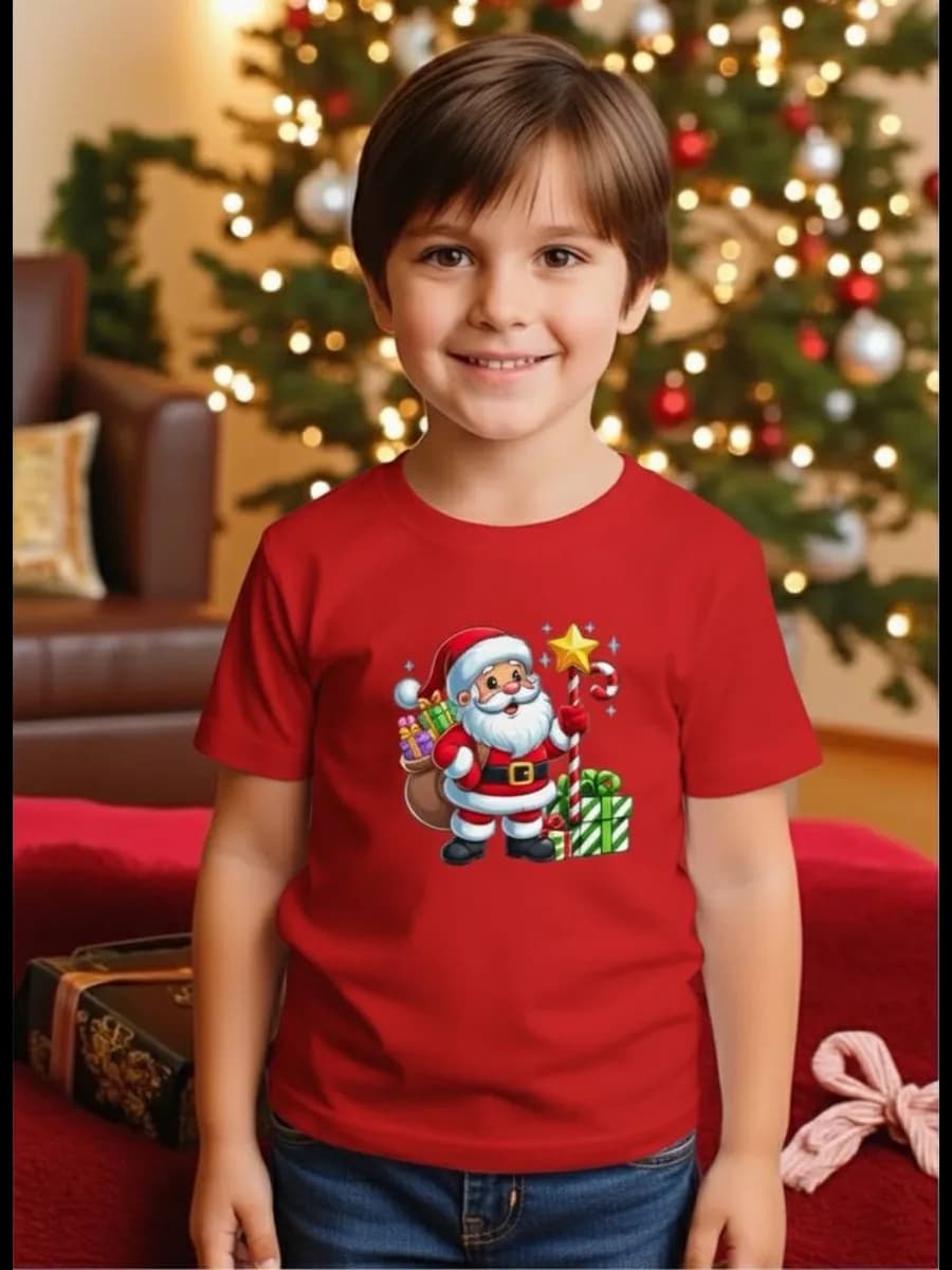 Футболка новогодняя для семейной фотосессии