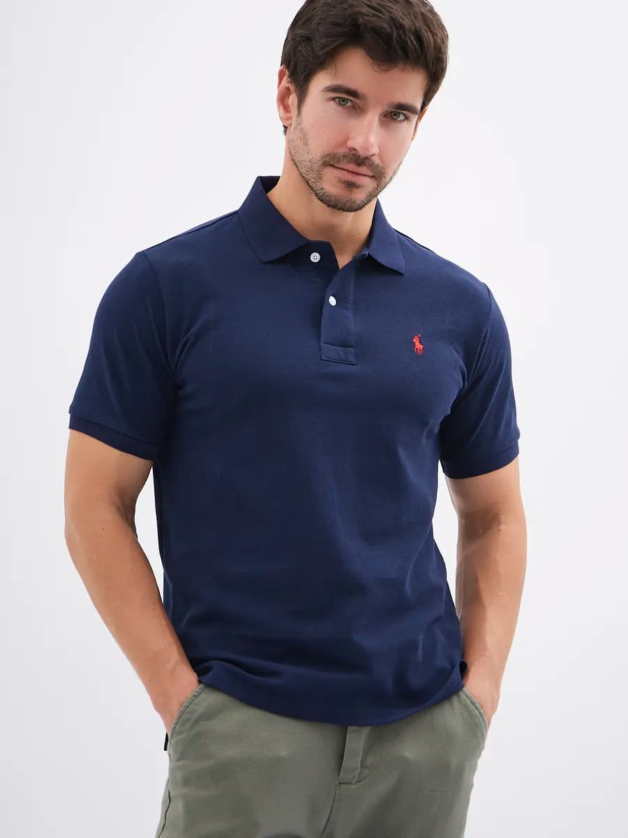 Футболка поло c коротким рукавом