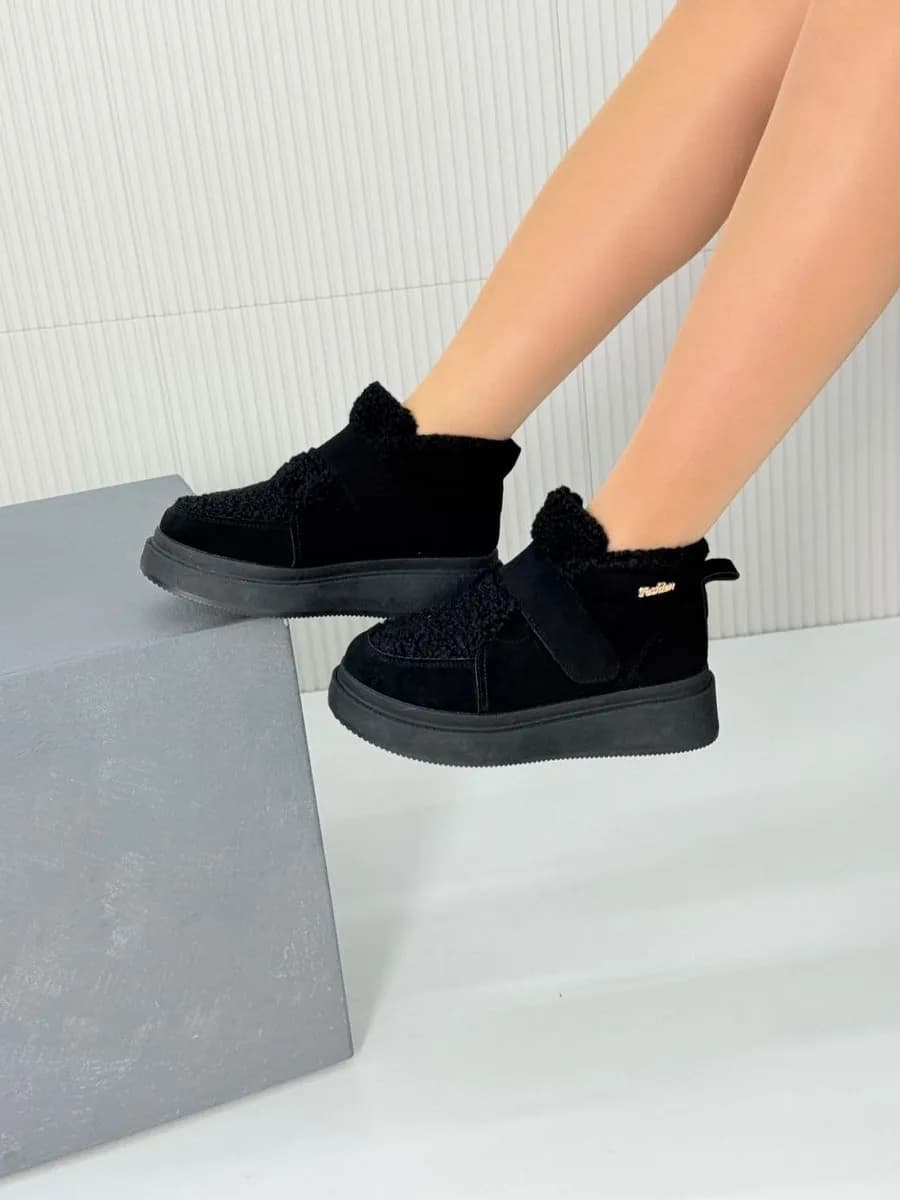 Ботинки демисезонные зимние кроссы на платформе