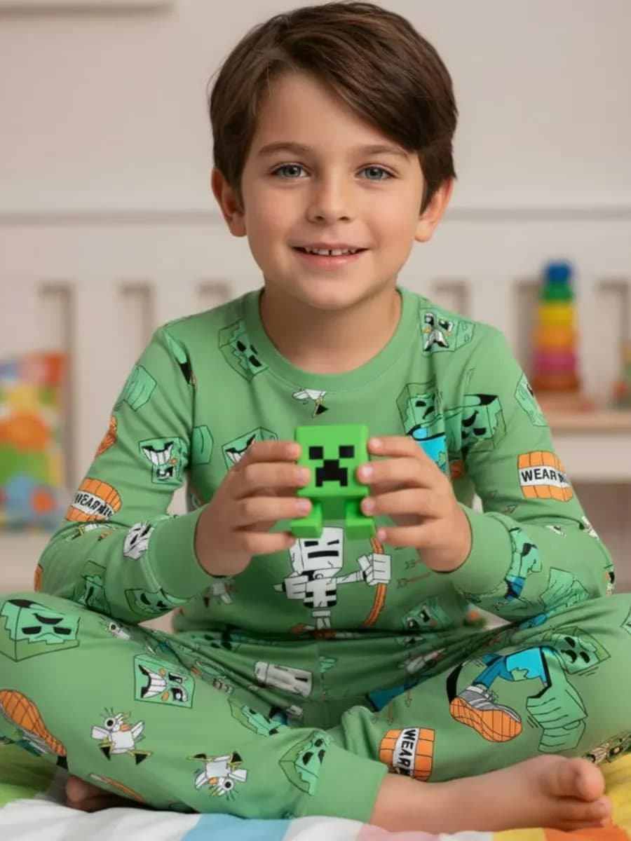 Пижама для мальчика майнкрафт