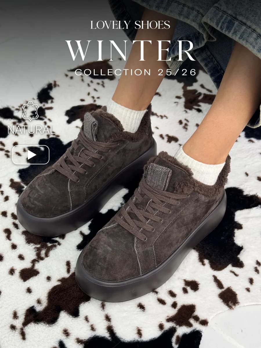 Кеды зимние натуральная замша на платформе