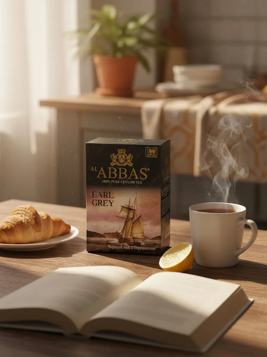 Чай AL ABBAS черный листовой с бергамотом 100 г