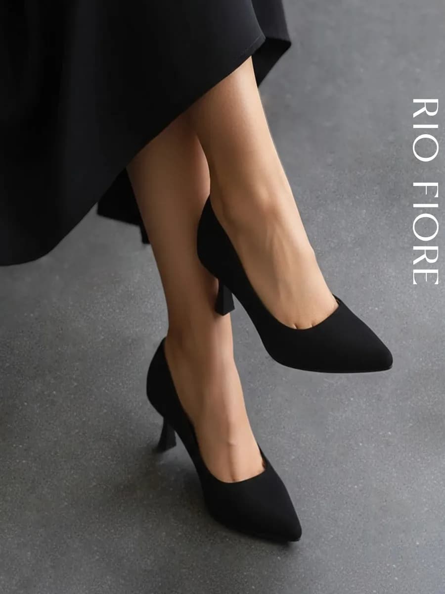 Туфли на каблуке шпильке лодочки