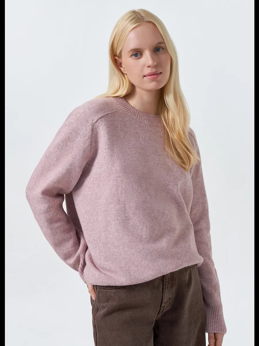 Джемпер вязаный с добавлением шерсти