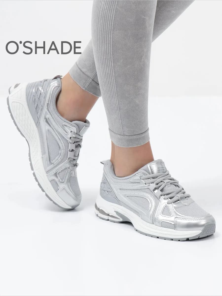 Кроссовки женские спортивные серые