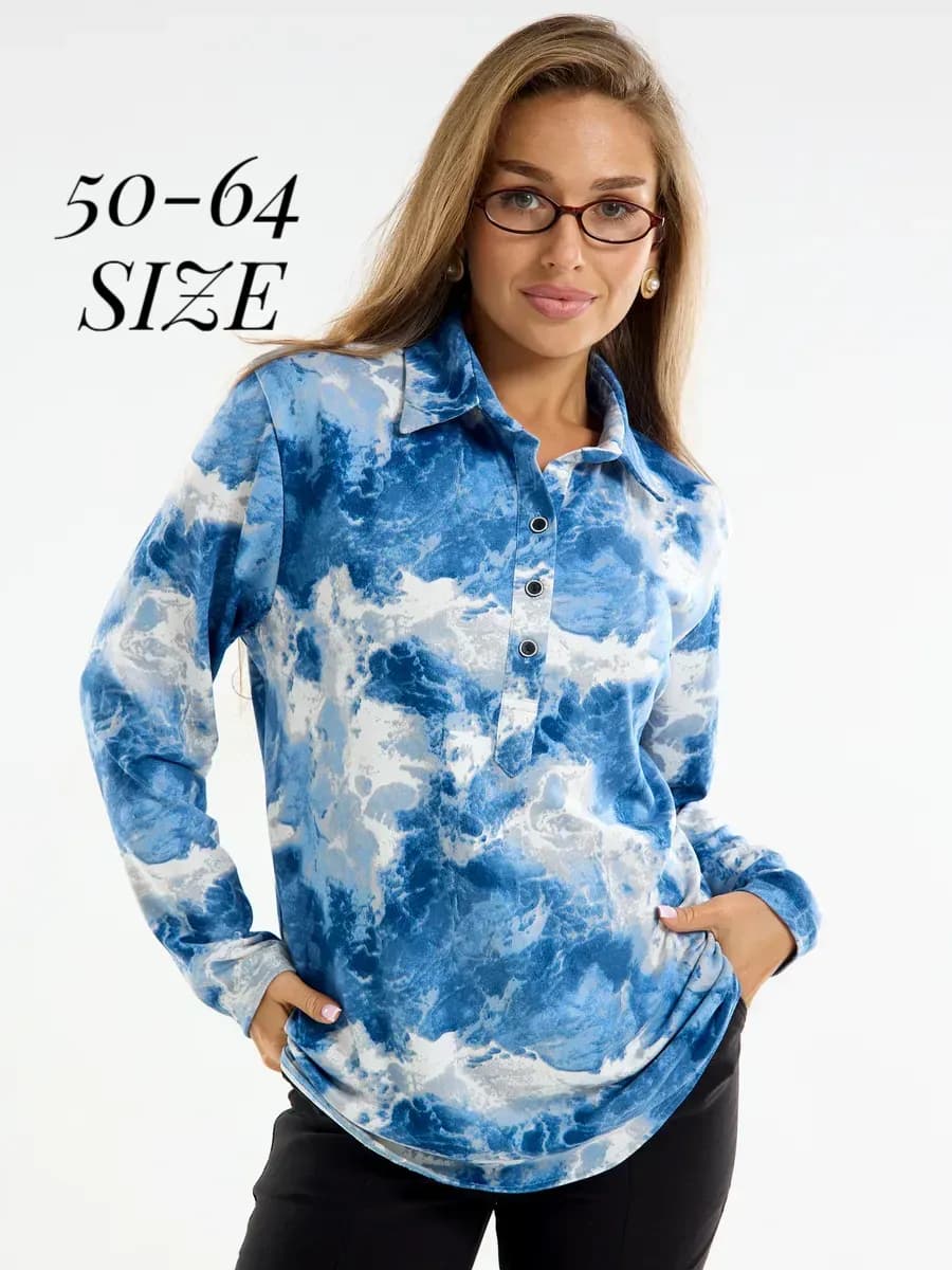 Кофта больших размеров теплая - фото 1