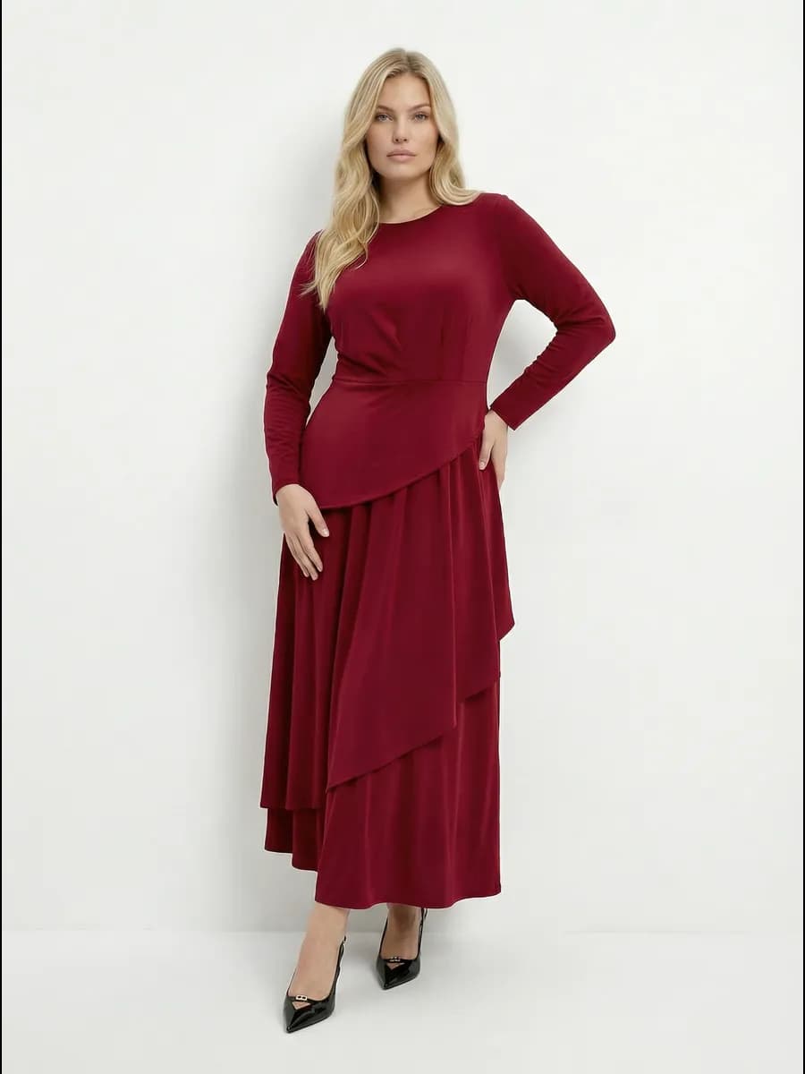 Платье праздничное ярусное