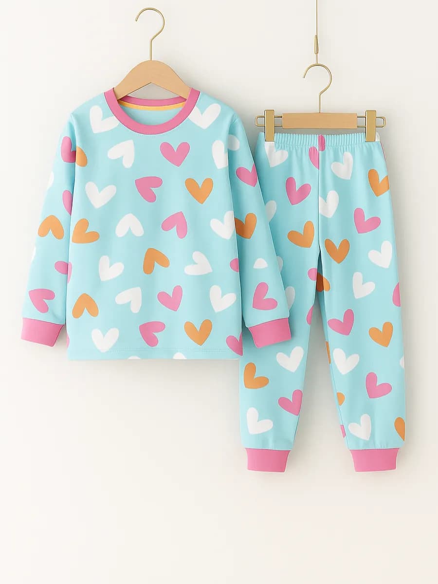Пижама детская трикотажная со штанами из хлопка